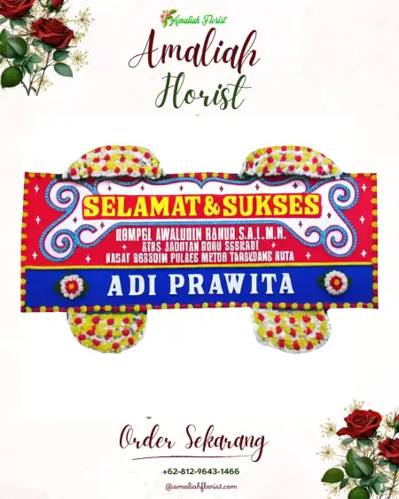 Papan Bunga Ucapan Selamat Makamhaji